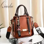 Duo Pu Leather Lady Handbags Women Vintage Oulder Bags Crossbody Bag Ca Large Capacity Handbags Bolsa Finina