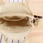 Round Straw Bags Bohian Tassel Rattan Women Handbags Wen Crossbody Oulder Bags Designer BL Mer Beach SE