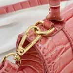 One-Oulder Fe Bags Mesger Portable Handbag Brit Leather Crocodile Pattern Mini Square Bag New Ca Bag