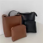Vintage Bucet Oulder Bags For Women Large Capacity Soft Pu Leather Ladies Crossbody Bags New Fe Se And Handbag