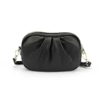 Hi Quity Women Genuine Leather Bags Pleated Leather Bag Ladies Crossbody Bags FE Phone Bolsas