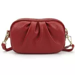 Hi Quity Women Genuine Leather Mesger Bags Pleated Leather Oulder Bag Ladies Crossbody Bags Fe Phone Bolsas