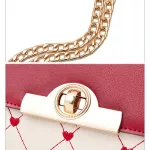 Zmqn Bags For Women Cute Mesger Bags Sml Heart Pu Leather Oulder Bag For Girls Flap Chain Phone Bolsa A570