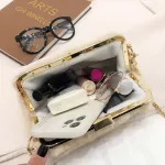 L Clip F Fur Oulder Bags For Women Winter Chain Crossbody Bag H Sml Branded Designer Handbags Clutch