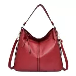 Hobo Bag Leather Women Handbags Fe Leire Oulder Bags Ses Vintage Bolsas Large Capacity Tote Bag
