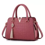 New Crocodile Pattern Women Bag Handbags Women Mesger Bags Crossbody Oulder Bags Ladies Tasssel Women Leather Handbags Hot