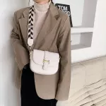 Fe Pu Leather Clamell Wide Strap Oulder Bags Cr Sml Square Mesger Bag Women's Retro Wild Style Handbags Sac