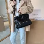 Hi Quity Pu Leather Women Handbags Mesger Bags Designer Ladies Oulder Bag Ca Weave Crossbody Bags For Women