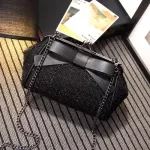 Brand Ladies Crossbody Frame Bow Women Oulder Bags Feed SE BAGS Women Chain Chain Chain CONCISE MESGERBAGS A41-85