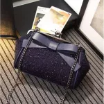 Brand Ladies Crossbody Frame Bow Women Oulder Bags Feed SE BAGS Women Chain Chain Chain CONCISE MESGERBAGS A41-85