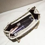 Pu Leather Handbags Women's Designer Handbag The Big Women's Lattice Loc Ng Bag Large Handbags Tote Oulder Bags