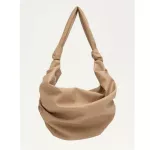 Not Ring Pleated Cloud Oulder Bag Women Designer Soft Pu Leather Hobos Handbag Fe Large Capacity Tote Clutch Bag