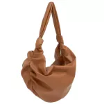 Not Ring Pleated Cloud Oulder Bag Women Designer Soft Pu Leather Hobos Handbag Fe Large Capacity Tote Clutch Bag