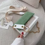 New Mini Handbags Women Ins Ultra Fire Retro Wide Oulder Strap Mesger Bag Se Style Crossbody Bags