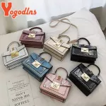Yogodlns Luxury Serpentine Oulder Bag Women Pu Leather Crossbody Bag Chains Mesger Bag Loc Lady Handbag Sac