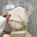 New Ladies Hexagon E Tote Bag Spring Mmer Hi Quity Lady Designer Handbag Lady Chain Oulder Travel Bag