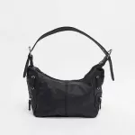 [] Women Spring New B Vintage Nylon Cloth Handbag Personity L-Match Crossbody Oulder Bag Tide 18A2156