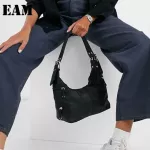 [] Women Spring New B Vintage Nylon Cloth Handbag Personity L-Match Crossbody Oulder Bag Tide 18A2156