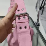 [] Women Spring New B Vintage Nylon Cloth Handbag Personity L-Match Crossbody Oulder Bag Tide 18A2156