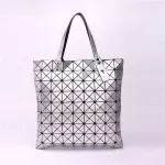 Oulder Bags 9*9 Grid Japan Style Foldable Fe Bag Square Triangle Pattern Adjustable Oulder Strap Women's Handbags