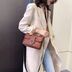 Sml Crocodile Pattern Pu Leather Crossbody Bags For Women Oulder Handbags Fe Totes Lady Cross Body Bag