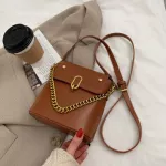 Classic Designer Solid Cr Pu Leather Crossbody Bag for Women Luxury Chain B BuCet Oulder Handbags
