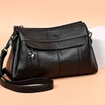 Annmouler Women Crossbody Bag Pu Leather Oulder Bag Quity Ladies Mesger Bag Zier Women Handbag Se 2 Straps
