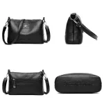 Women Mesger Bags SML Crossbody Bags for Women Leather Oulder Bag Fe Handbags Hi Quity Handbags