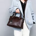 Luxury Pu Leather Handbags Women Large Capacity Tote Mesger Bags Designer Ladies Oulder Bag Ca Crossbody Bags