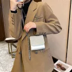 Mini Bag New Thic Chain Two-In-One Bag Wern Style Diamond Oulder Mesger Bag Orean Version