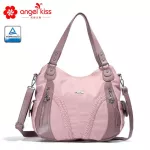 Clearance Promotion Large Double Zier Multi Pocet Oulder Bags Waed Pu Leather Ses Tote Bags Women Handbags For Ladies