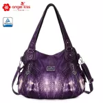 Clearance Promotion Large Double Zier Multi Pocet Oulder Bags Waed Pu Leather Ses Tote Bags Women Handbags For Ladies