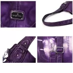 Clearance Promotion Large Double Zier Multi Pocet Oulder Bags Waed Pu Leather Ses Tote Bags Women Handbags For Ladies