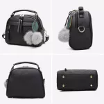 Girl Mesger Bags With Fair Bl Tassel Pu Leather Handbag For Women Fe Oulder Bags Ladies Party Handbags