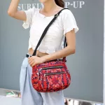 Nylon Oulder Bag For Women Waterproof Multi-Pocet Zier Mesger Bag Flower Travel Ses And Handbags Bolsa Finina Sac