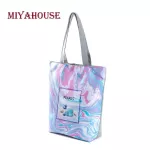 Miyahouse Mmer Beach Bag Women Oulder Bag Canvas Printing Tote Handbag Fe Ng Bag