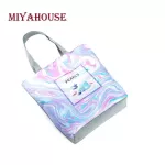 Miyahouse Mmer Beach Bag Women Oulder Bag Canvas Printing Tote Handbag Fe Ng Bag