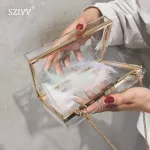 New Mmer Day Clutches Women Acrylic Clear Bag Se Transparent Crossbody Bag Women Handbag Party Wedding Ning Clutch