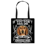 Bull Terrier Boston / German Epherd / Husy Dog Totes Bag Women Ladies Oulder Bags Canvas Organizer for NG