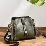 New Orean Version The Sml Square Women Handbags Retro Oulder Bag Mesger Bag Mobile Phone Bag