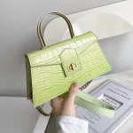 Trapezd Design Stone Pattern PU Leather Crossbody Bags Mer Luxury Brand Oulder Handbags and SES