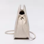 Ins Japan And South Orea Solid Cr Chic Wild Canvas Mesger Bag Oulder Student Bag