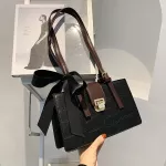 Crocodile Pattern Square Tote Bag New Hi Quity Pu Leather Women's Designer Handbag Vintage Hi Capacity Oulder Bags