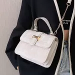 ELNT FE Square Tote Bag New Hi Quity Matte Pu Leather Women's Designer Handbag Chain Oulder Mesger Bag