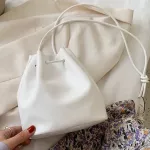 Bag Women Trend Mini Oulder Bag Bucet Dratring Crossbody Bag Solid Ca Handbag Ses Ladies