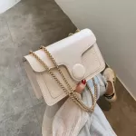 Chain Oulder Bag Sml Pu Leather Crossbody Bags For Women Solid Cr Oulder Handbags Fe Cross Body Bag