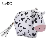 Cute Sml Bag New Trendy Anim-Sd Cow Pattern Crossbody Bag Fe Ins Women Oulder Bags Handbag And Se