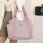 Women's Bag Solid Cr Waterproof Nylon Oulder Bag Zier Soft SOLID CR TOTE OER HANDBAG for Women