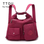 Ttou Waterproof Women Bag Double Oulder Bag Designer Handbags Hi Quity Nylon Fe Handbag 11 Crs Bolsas Sac A Main
