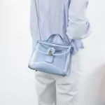 Casmor Women's Waterproof Beach Bag Ins Oulder Bag Mmer Clear Handbag With Chain Crossbody Bags For Women Transparent Bag